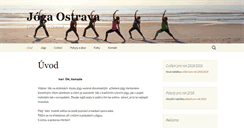 Desktop Screenshot of joga-ostrava.cz