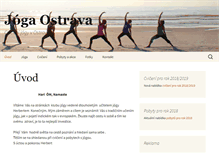 Tablet Screenshot of joga-ostrava.cz